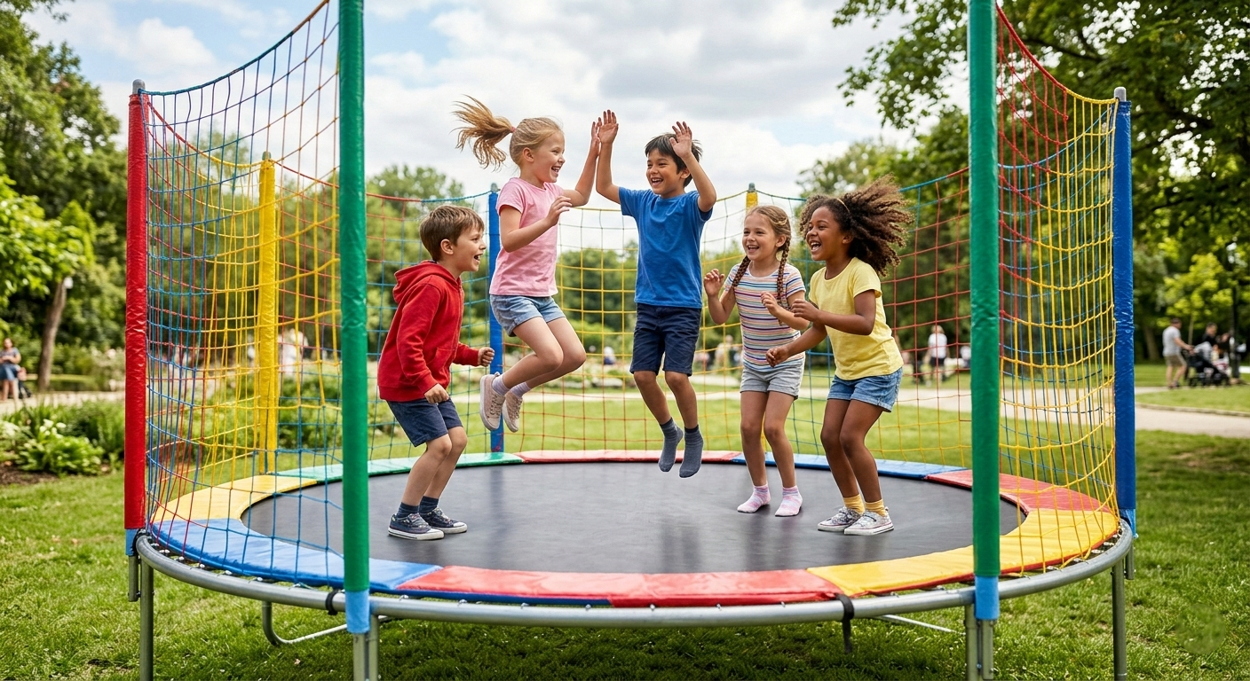 Crianças se divertindo em festa